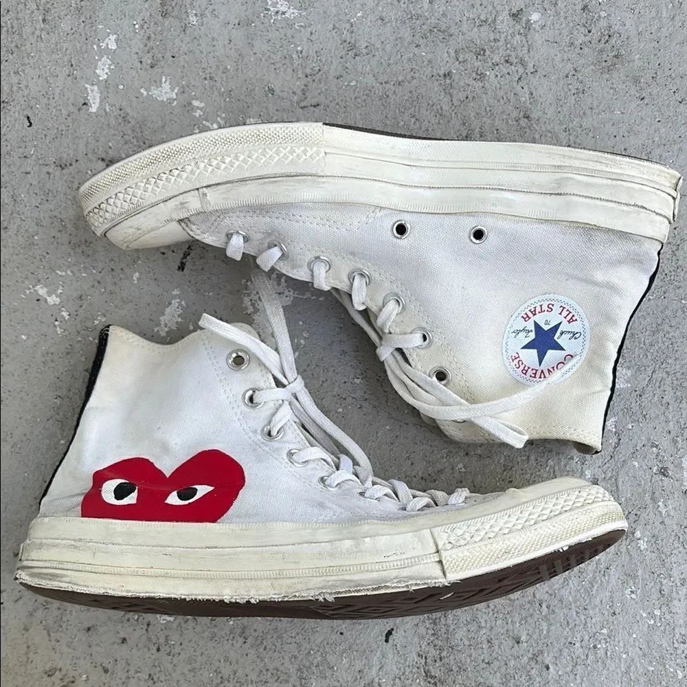 Comme des Garçons distressed hightop